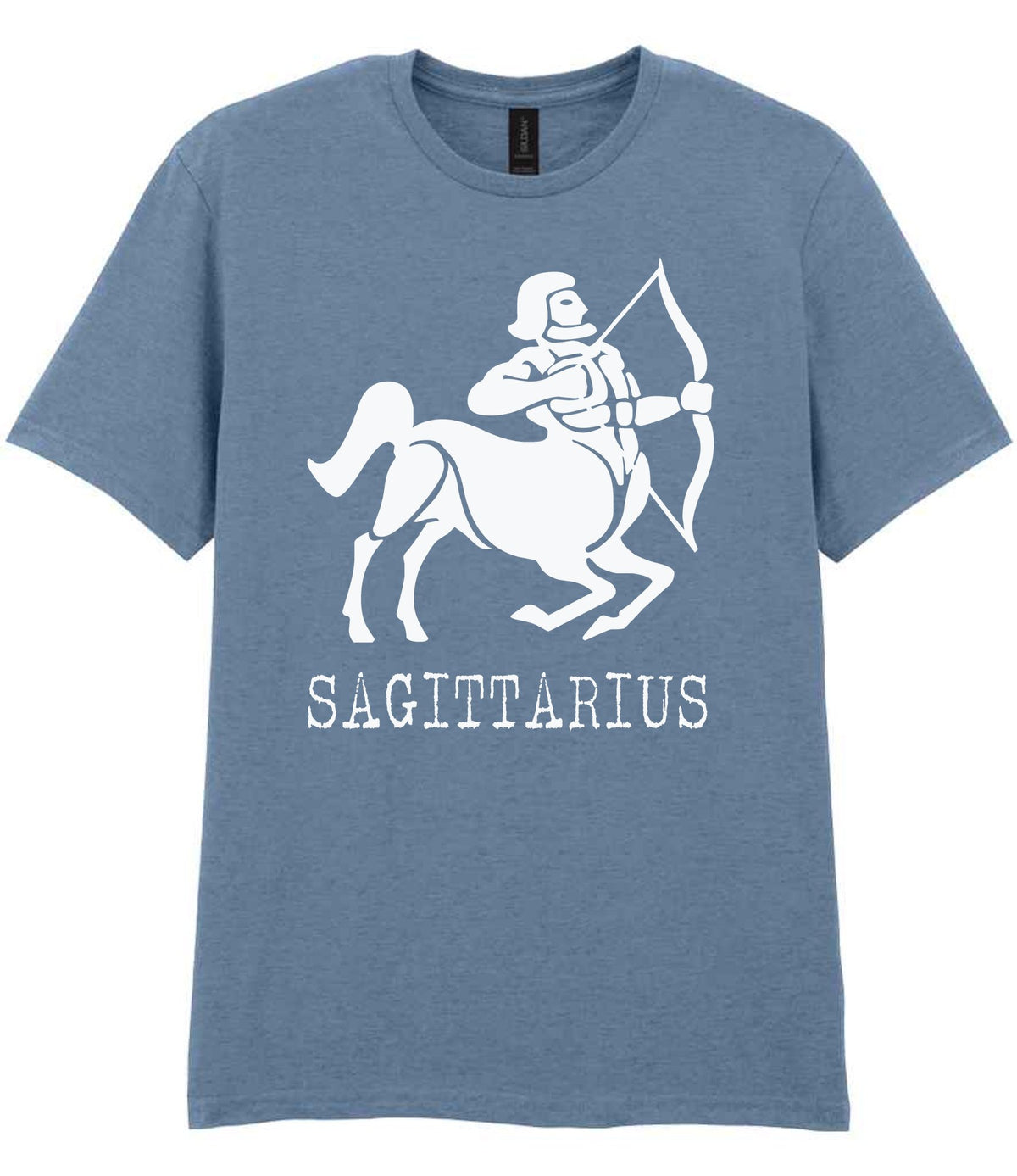 Sagittarius t-shirt in stone blue