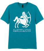 Sagittarius t-shirt in tropical blue