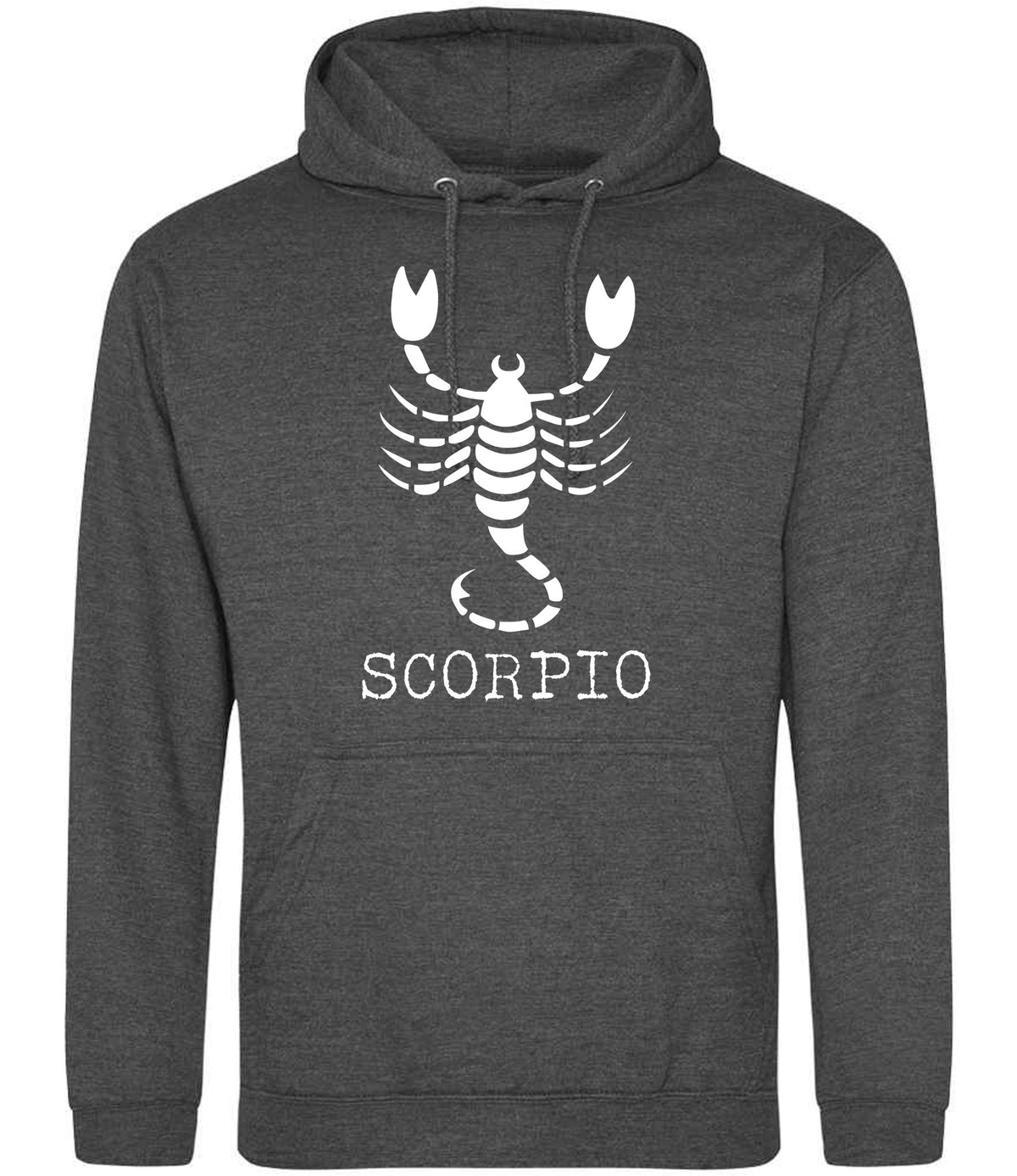 Scorpio hoodie in charcoal