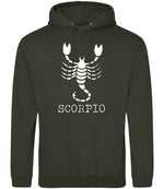 Scorpio hoodie in combat green