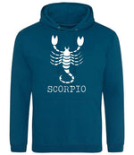 Scorpio hoodie in deep sea blue