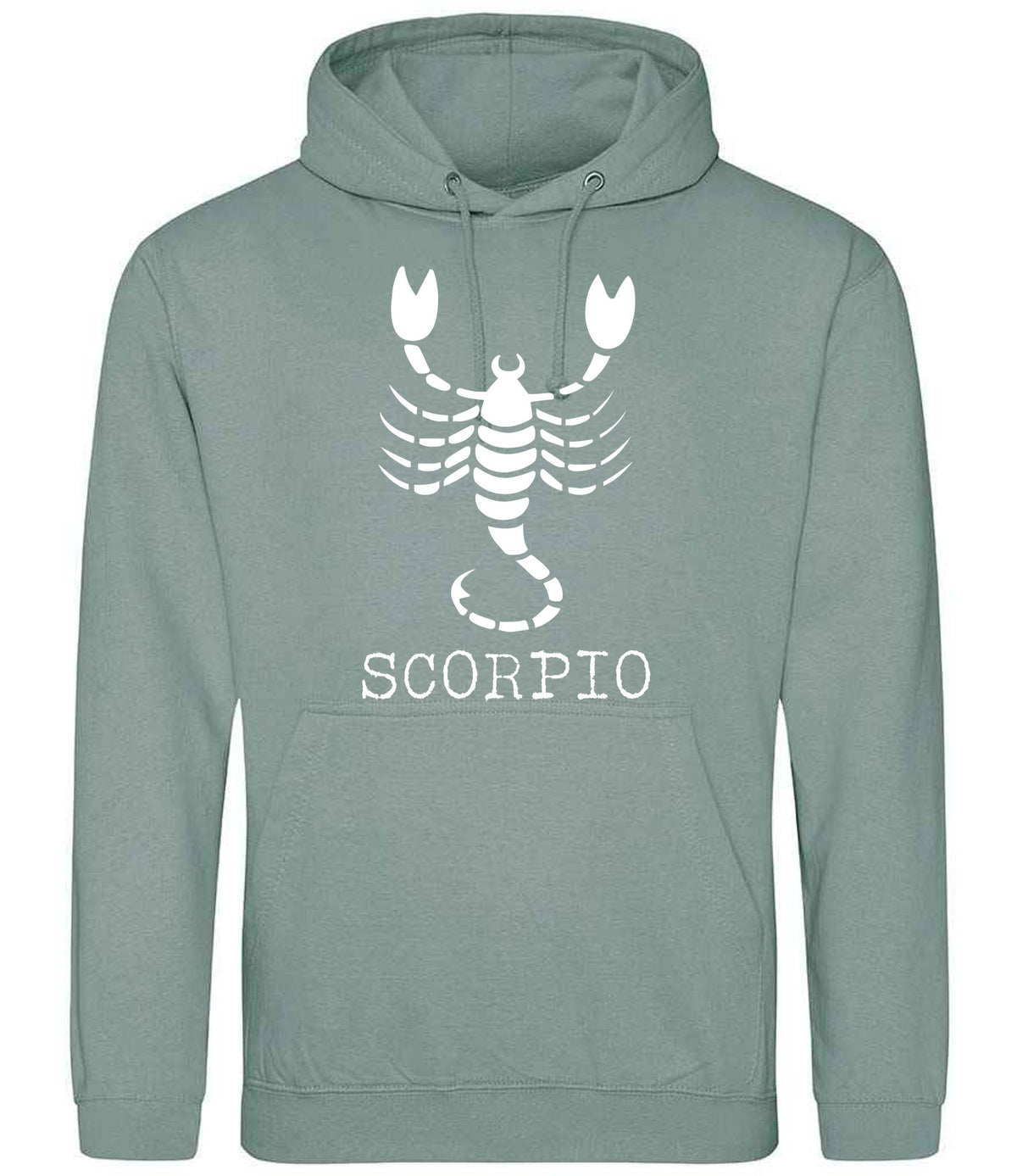 Scorpio hoodie in dusty green
