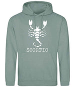 Scorpio hoodie in dusty green