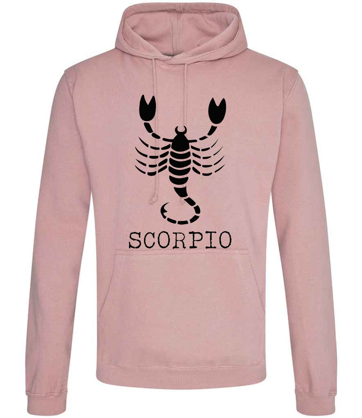 Scorpio hoodie in dusty pink