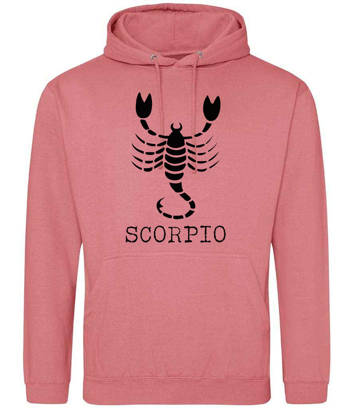 Scorpio hoodie in dusty rose