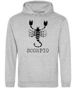 Scorpio hoodie in heather grey