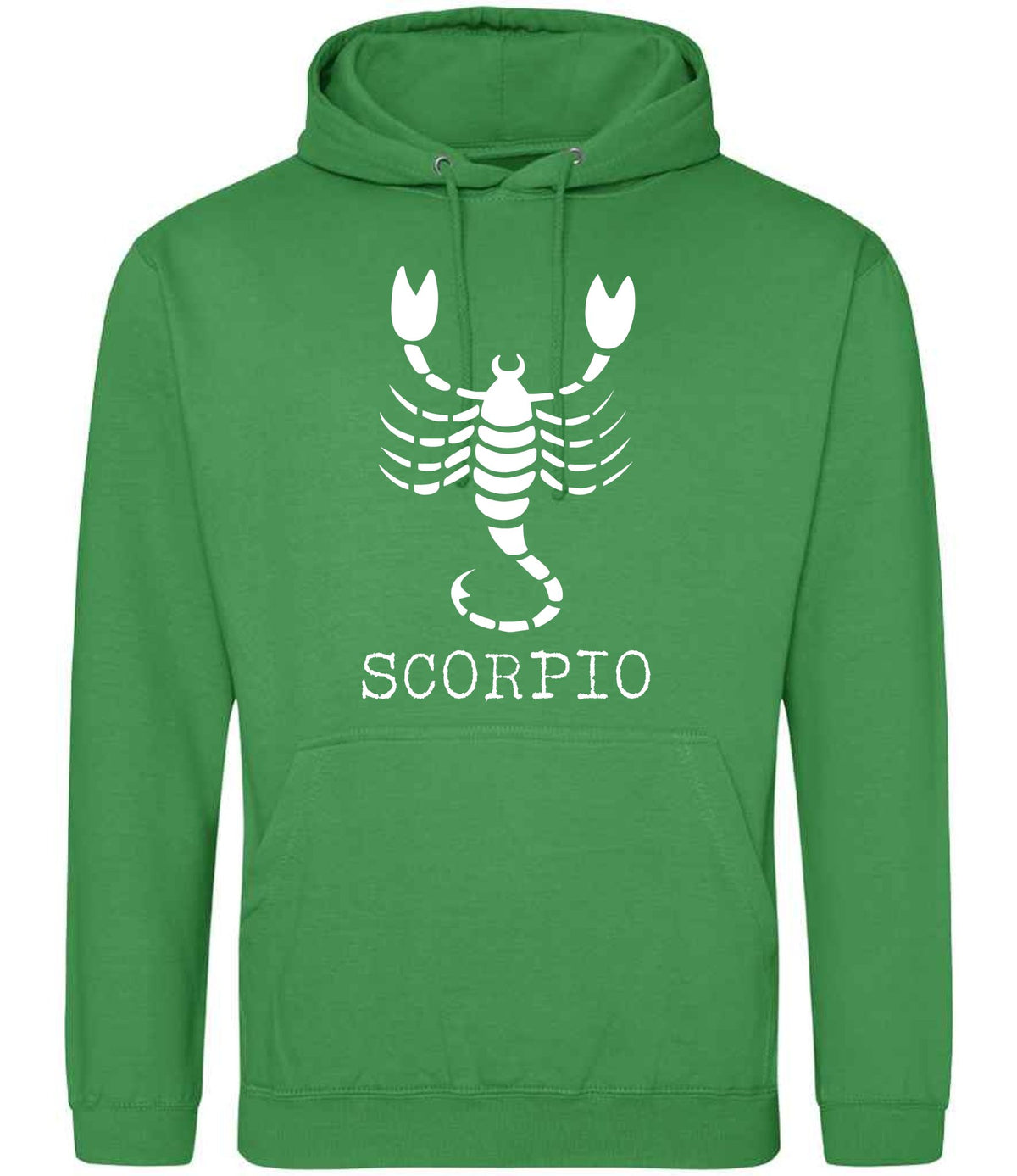 Scorpio hoodie in kelly green