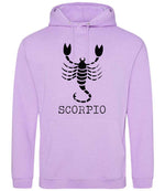 Scorpio hoodie in lavender
