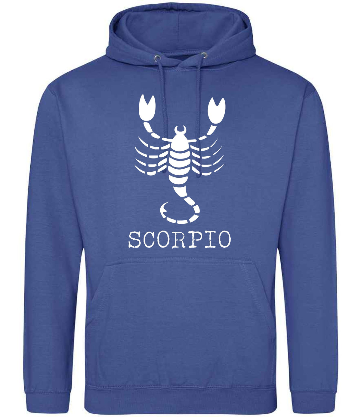 Scorpio hoodie in royal blue