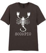 Scorpio t-shirt in dark chocolate