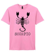 Scorpio t-shirt in fan candy pink