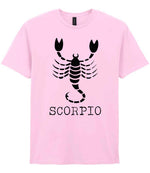 Scorpio t-shirt in light pink