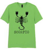 Scorpio t-shirt in lime green