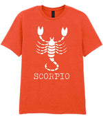 Scorpio t-shirt in orange