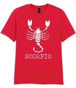 Scorpio t-shirt in red