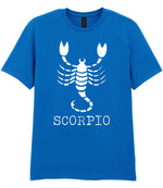 Scorpio t-shirt in royal blue