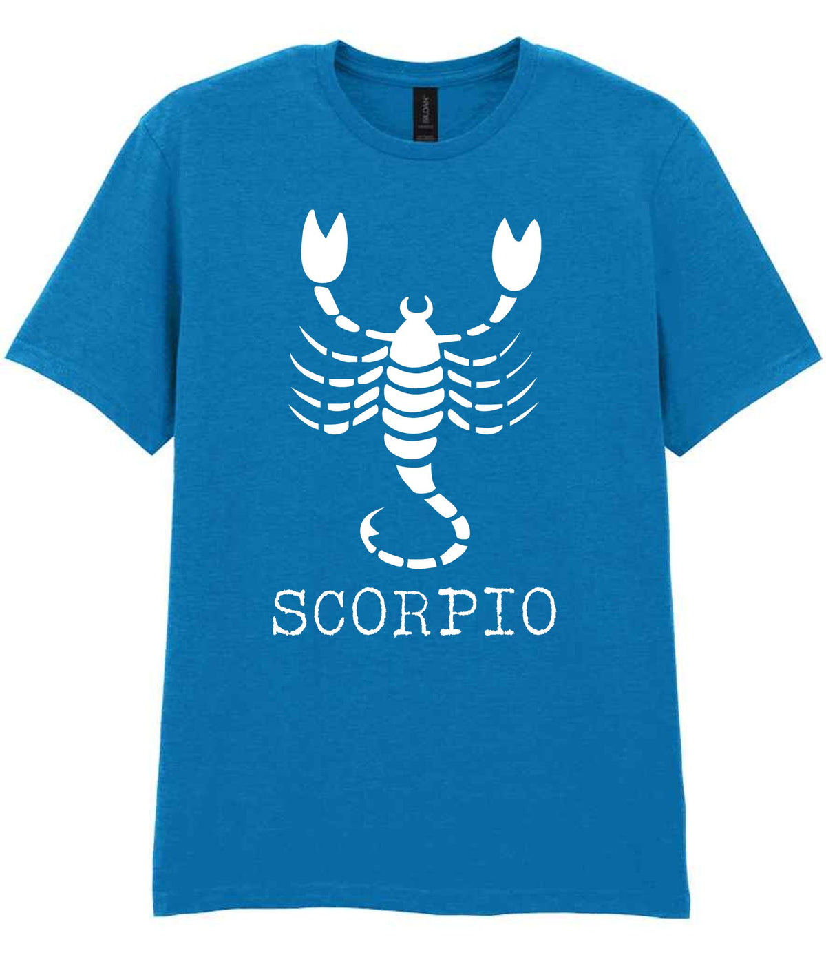 Scorpio t-shirt in sapphire blue
