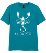 Scorpio t-shirt in tropical blue