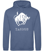 Taurus hoodie in atlantic blue