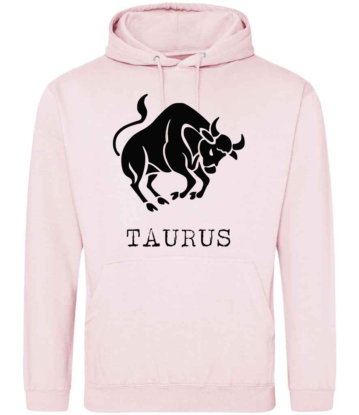 Taurus hoodie in baby pink