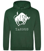 Taurus hoodie in bottle green