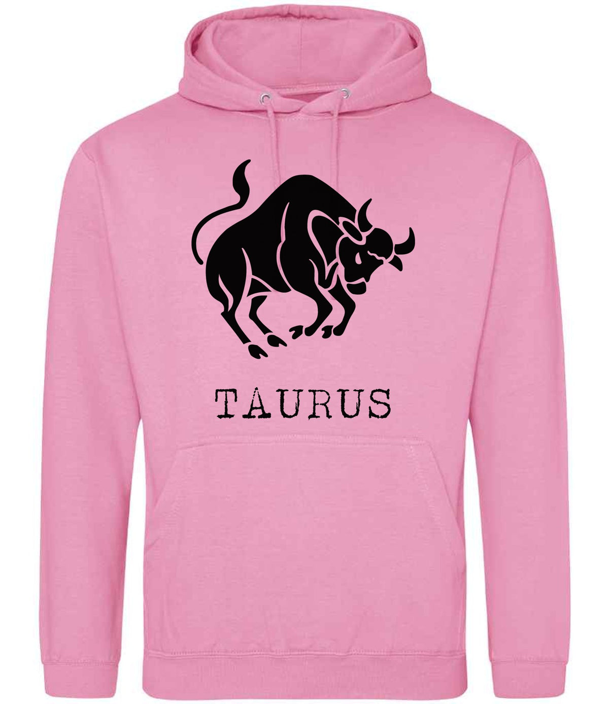 Taurus hoodie in candyfloss pink