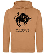 Taurus hoodie in caramel latte