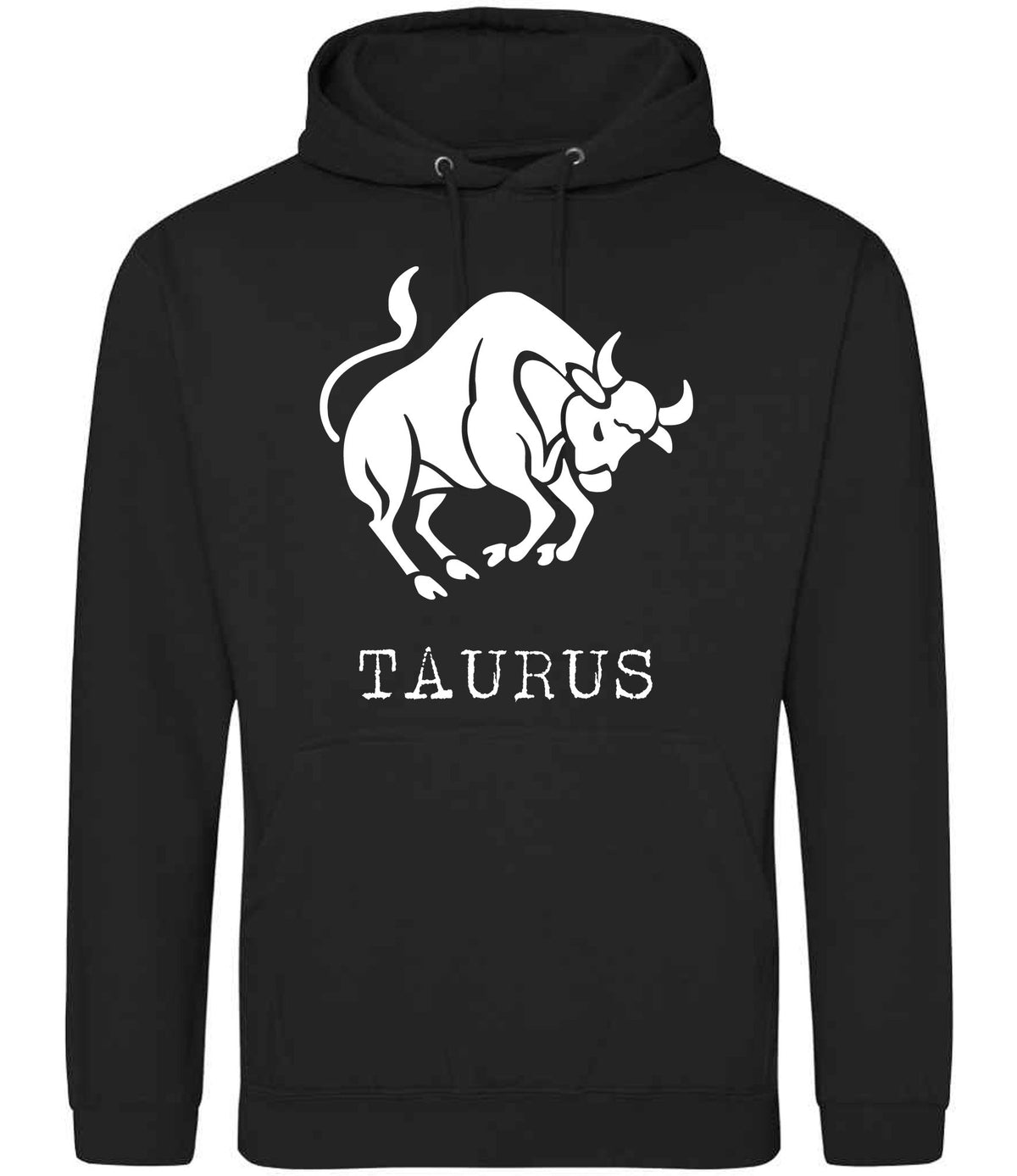 Taurus hoodie in deep black
