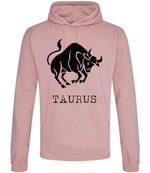 Taurus hoodie in dusty pink