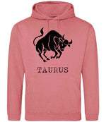 Taurus hoodie in dusty rose