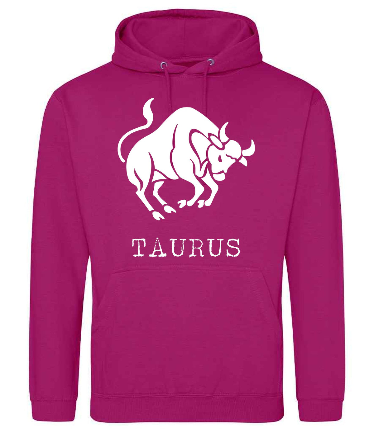Taurus hoodie in festival fuchsia