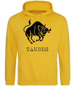 Taurus hoodie in gold