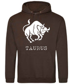 Taurus hoodie in hot chocolate