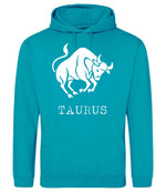 Taurus hoodie in lagoon blue