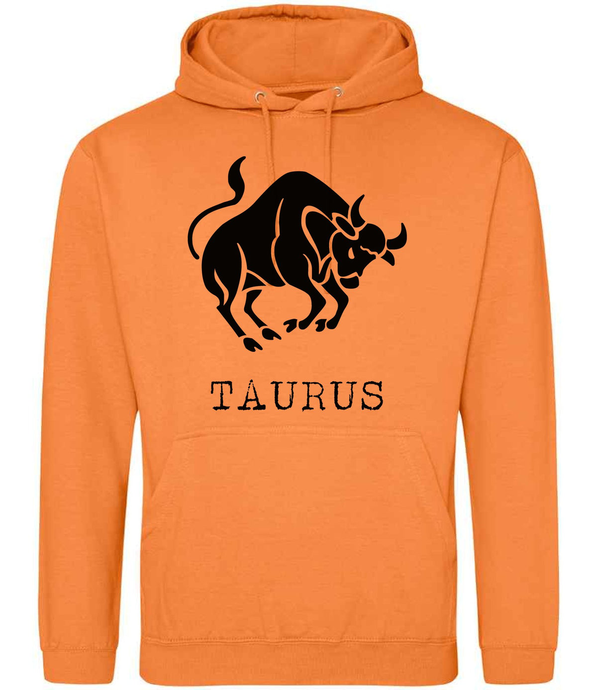 Taurus hoodie in light orange