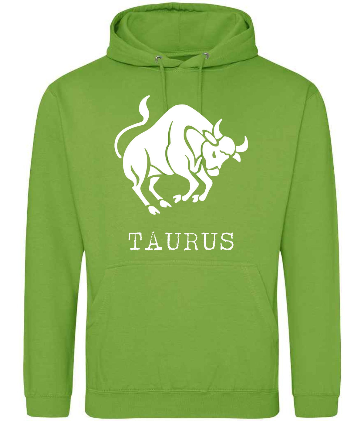 Taurus hoodie in lime green