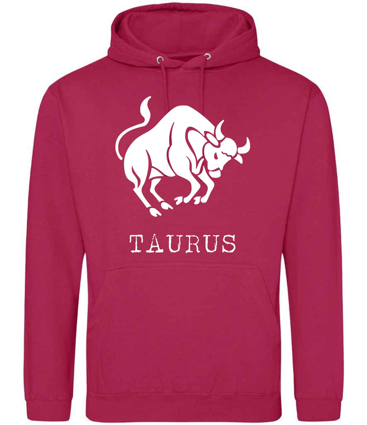 Taurus hoodie in lipstick pink
