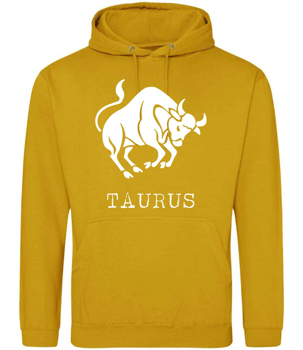 Taurus hoodie in mustard