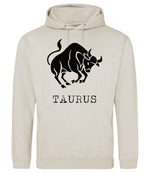 Taurus hoodie in natural stone