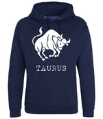 Taurus hoodie in navy smoke