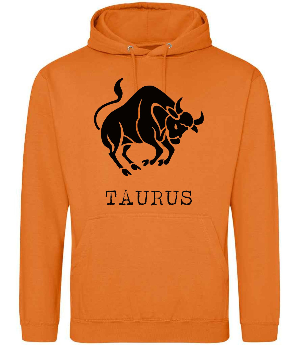 Taurus hoodie in orange crush
