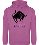 Taurus hoodie in pinky purple