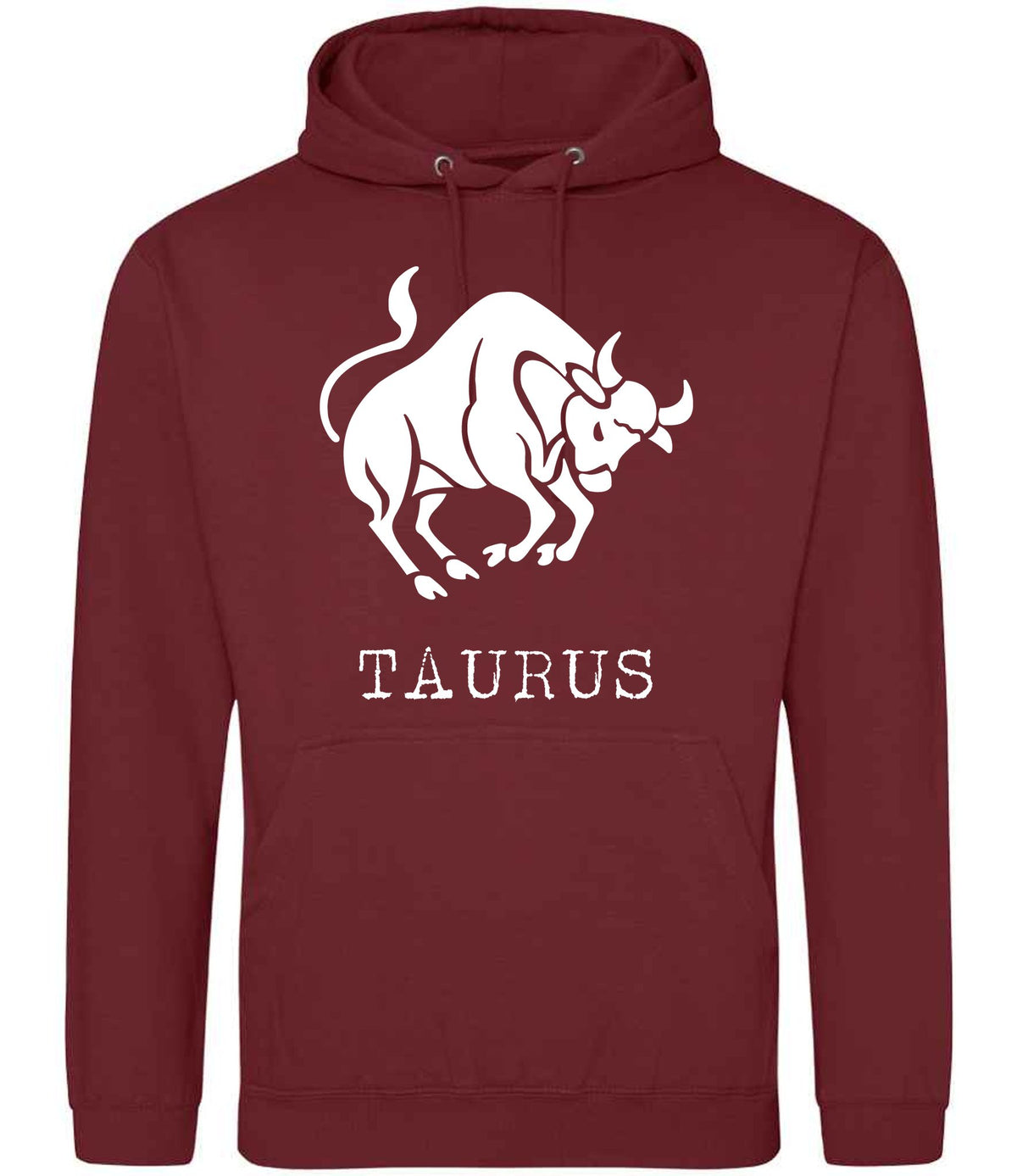 Taurus hoodie in red hot chilli