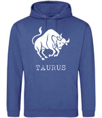Taurus hoodie in royal blue