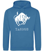 Taurus hoodie in sapphire blue