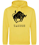 Taurus hoodie in sun yellow
