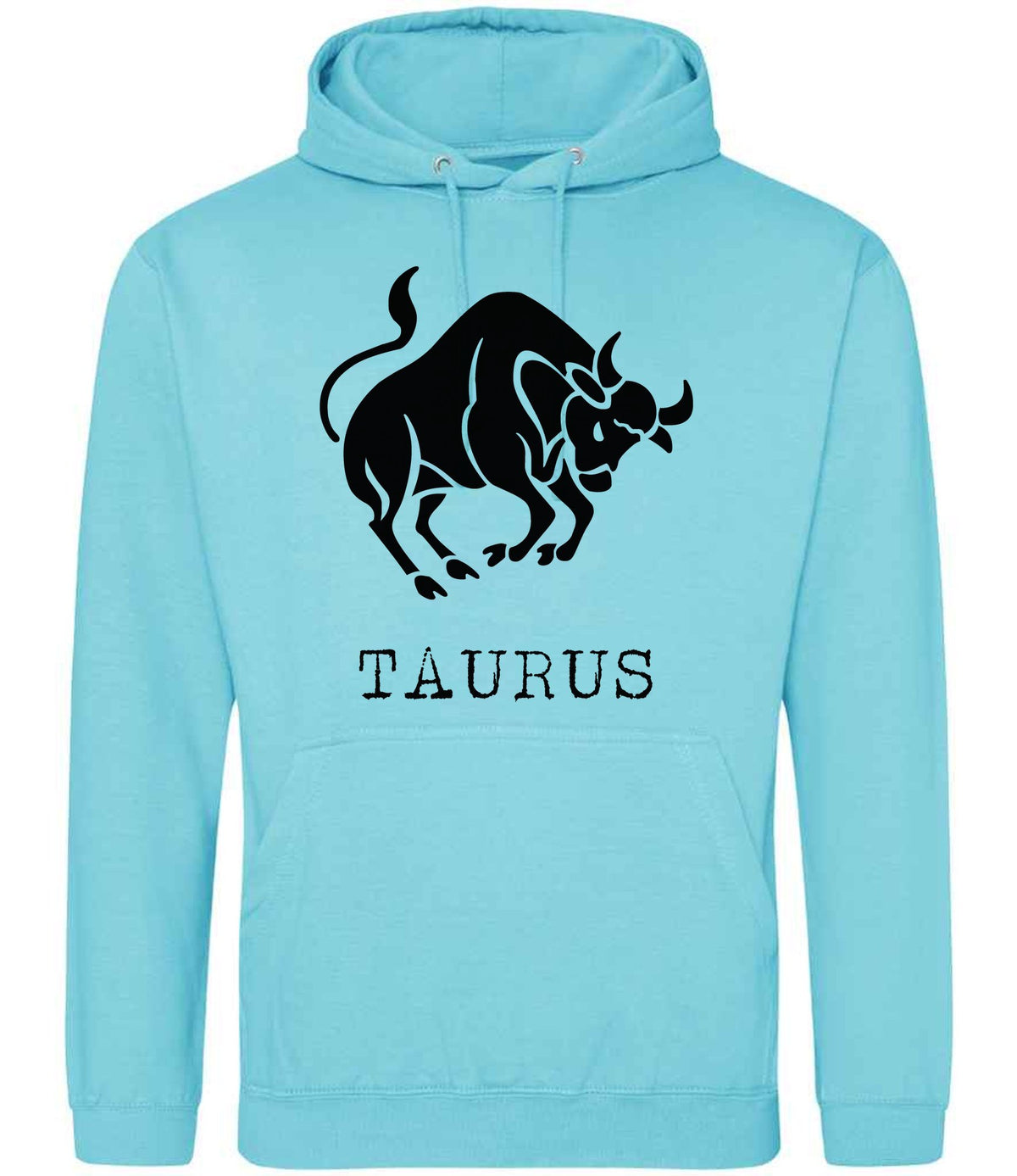 Taurus hoodie in turquoise surf