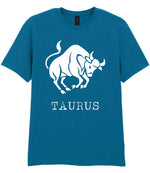 Taurus t-shirt in antique sapphire