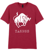 Taurus t-shirt in cardinal red