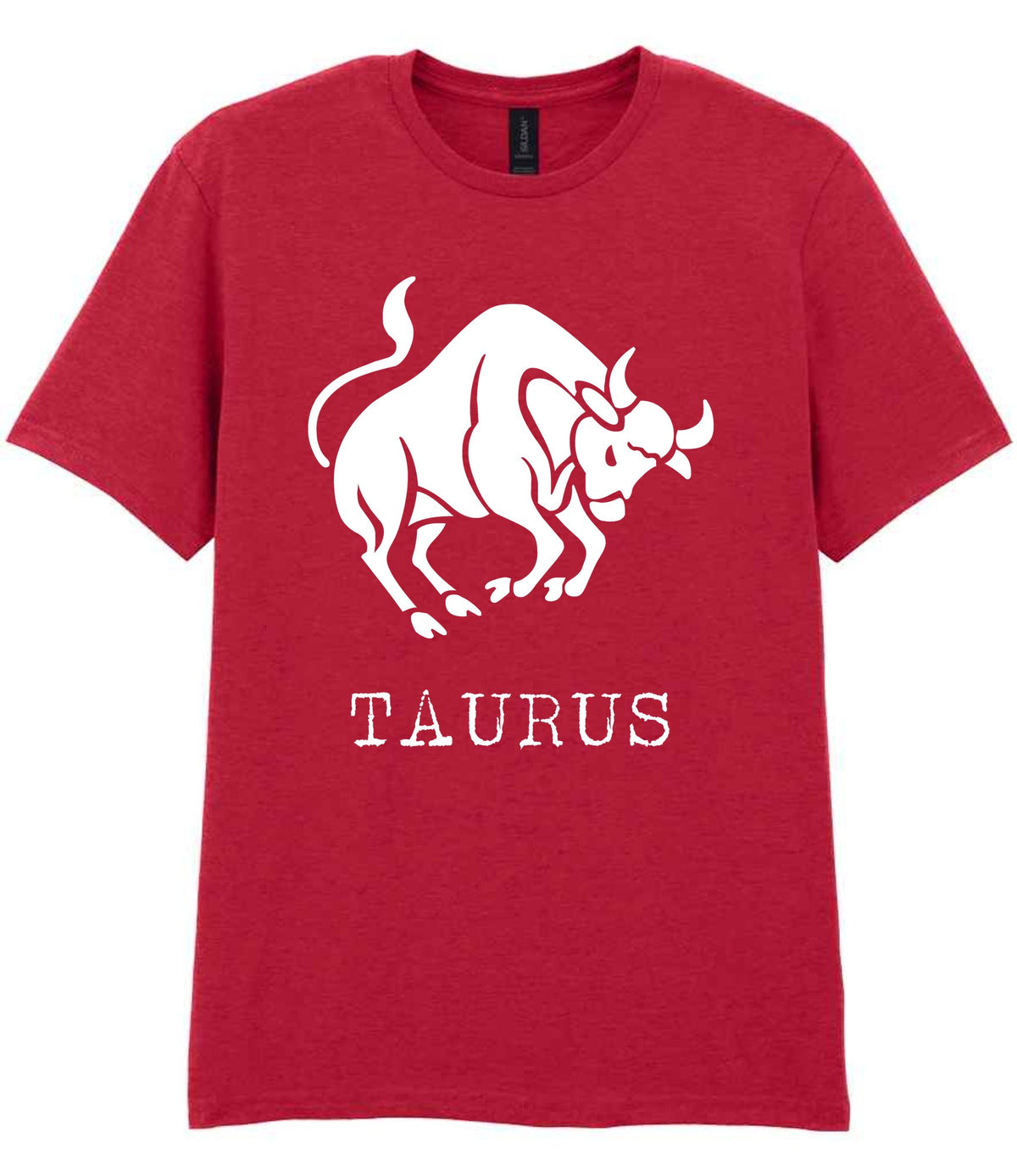 Taurus t-shirt in cherry red